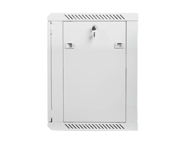 Dulap Rack 19 inci LANBERG Perete 12U 600x450 Ușă Sticlă Gri V2