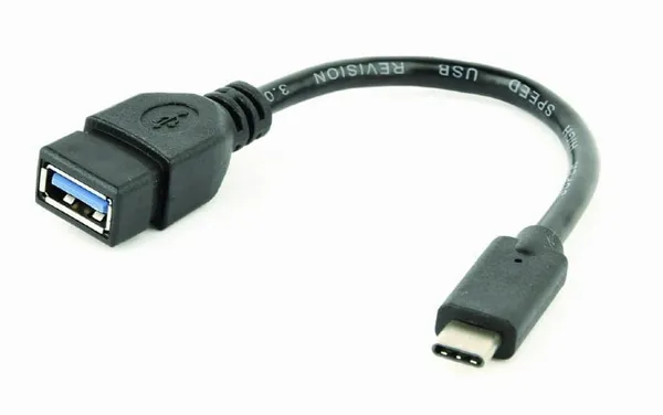 Cablu Adaptor OTG GEMBIRD A-OTG-CMAF3-01 20cm Negru