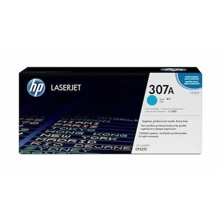 Toner HP CE741A Cyan Original 7.3K LaserJet CP5220 CP5225