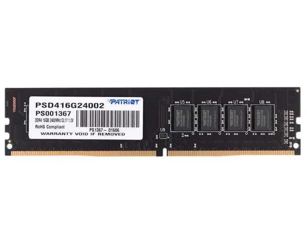 Memorie RAM PATRIOT Signature Line 16GB 2400MHz DDR4 PSD416G24002