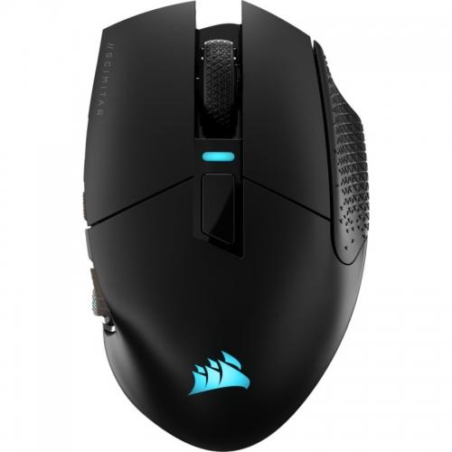 Mouse Gaming CORSAIR Scimitar Elite Wireless MMO 26000 DPI Negru - imagine 2