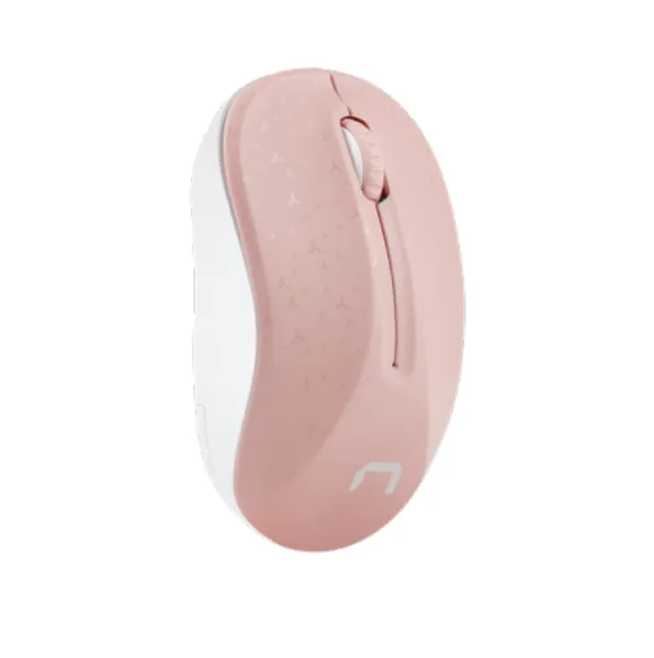 Mouse NATEC Toucan Wireless 1600 DPI Roz Alb