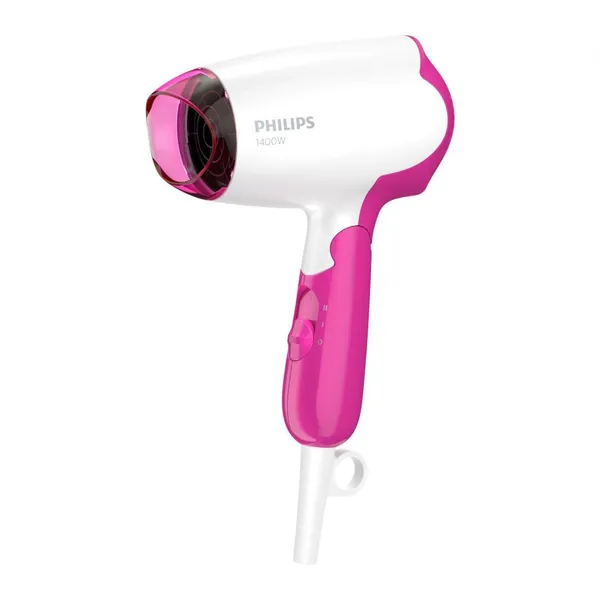 Uscător de păr PHILIPS SalonDry Compact BHD003/00 1400W Pliabil Alb/Roz