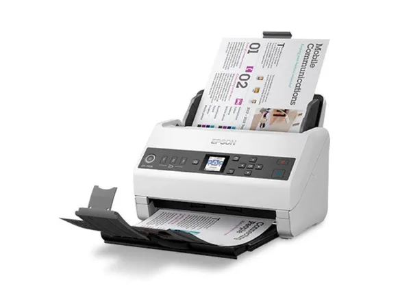 Scanner EPSON DS-730N A4 40ppm 1200dpi Sheetfed Negru - imagine 3