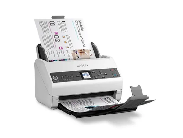 Scanner EPSON DS-730N A4 40ppm 1200dpi Sheetfed Negru - imagine 2