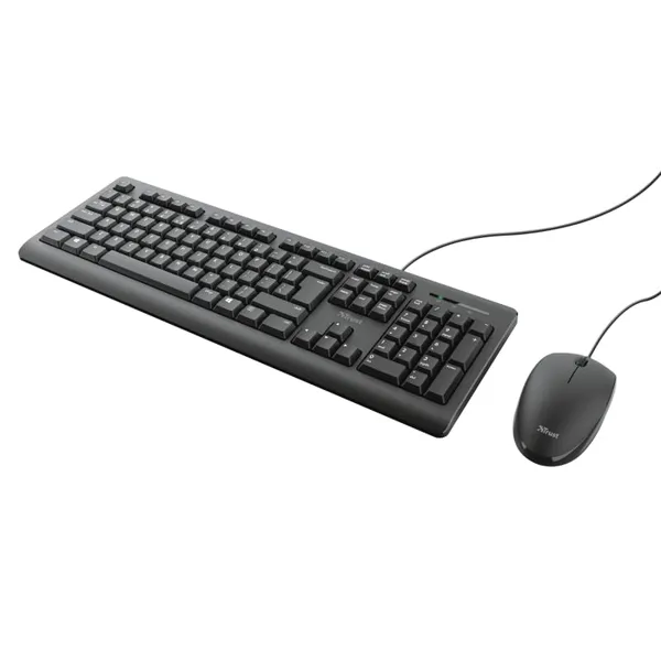 Kit Tastatură + Mouse TRUST Primo Wired Negru TR-23970