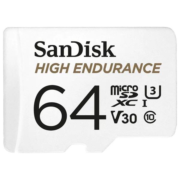 Card MicroSD SANDISK High Endurance 64GB Class 10 - imagine 3