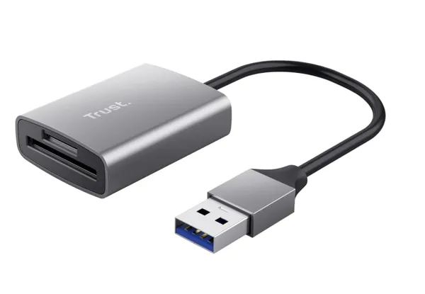 Cardreader TRUST Dalyx Fast USB-A SD micro-SD Gri TR-24135