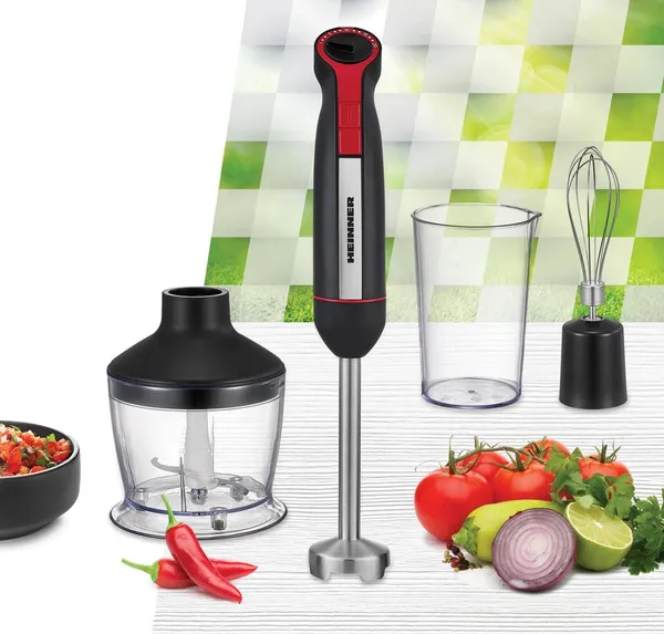 Blender de Mână HEINNER HHB-DC1200BKRD 1200W Motor DC - imagine 2