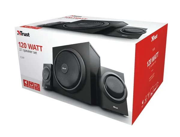 Sistem Boxe 2.1 TRUST Yuri 60W Negru TR-23696 - imagine 6