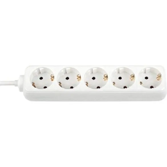 Prelungitor BACHMANN 3 Prize Schuko 5 m Alb - imagine 2