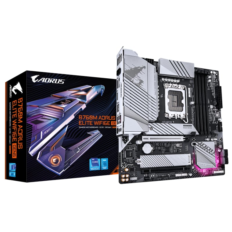Placă de bază GIGABYTE B760M AORUS ELITE WIFI6E GEN5 LGA1700