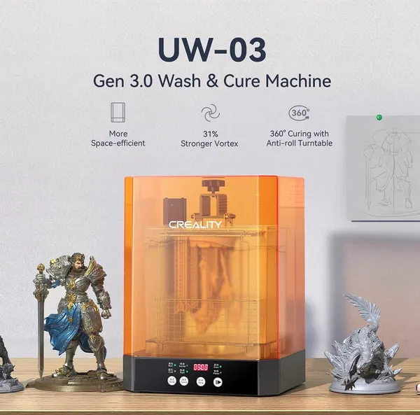 Mașină de Spălare și Întărire CREALITY UW-03 60W - imagine 4