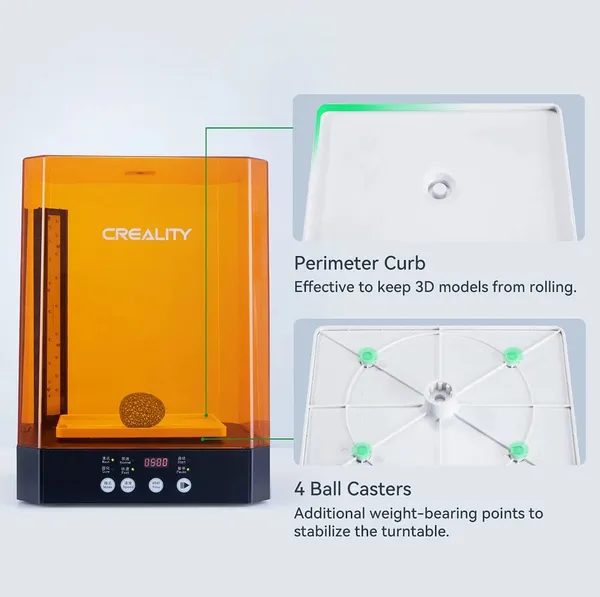 Mașină de Spălare și Întărire CREALITY UW-03 60W - imagine 2