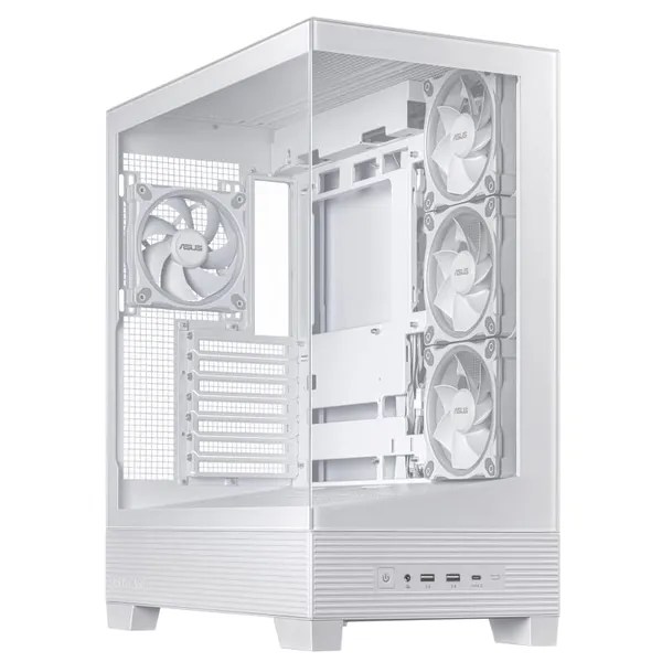 Carcasă PC ASUS A31 Plus TG ARGB Mid Tower Alb