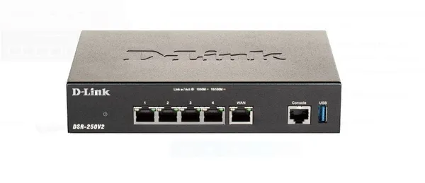 Router VPN D-LINK DSR-250v2 Gigabit 5 Porturi - imagine 3
