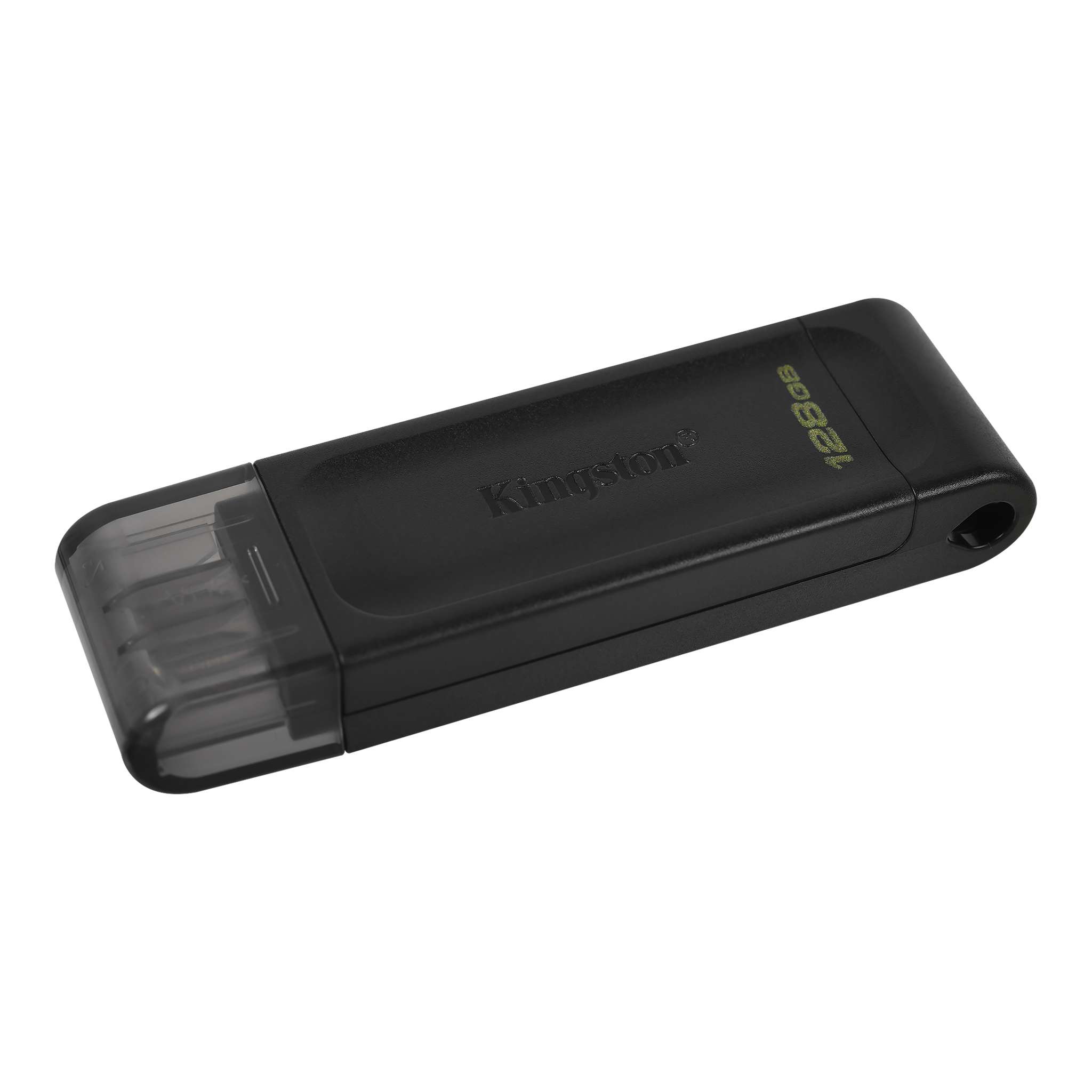 Memorie USB KINGSTON DataTraveler 70 128GB Type-C Negru DT70/128GB - imagine 2
