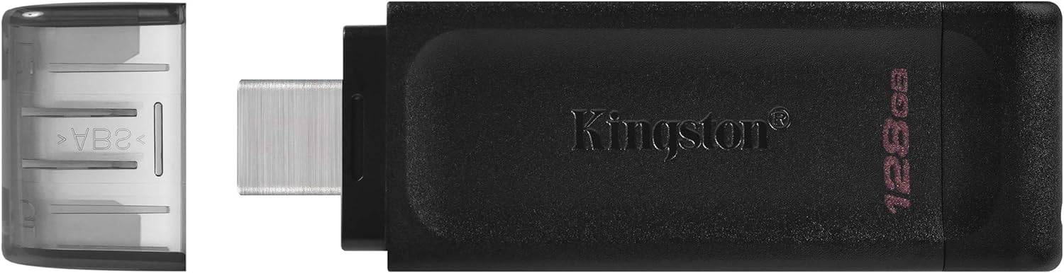 Memorie USB KINGSTON DataTraveler 70 128GB Type-C Negru DT70/128GB - imagine 4