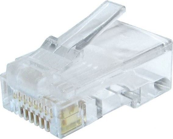 Mufă RJ-45 GEMBIRD Cat6 Transparent 50 bucăți LC-8P8C-002/50