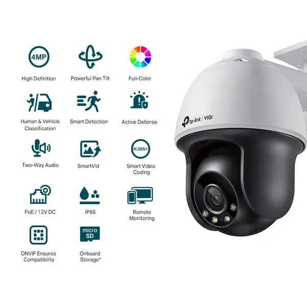 Cameră de supraveghere TP-LINK VIGI C540 4mm Alb - imagine 2