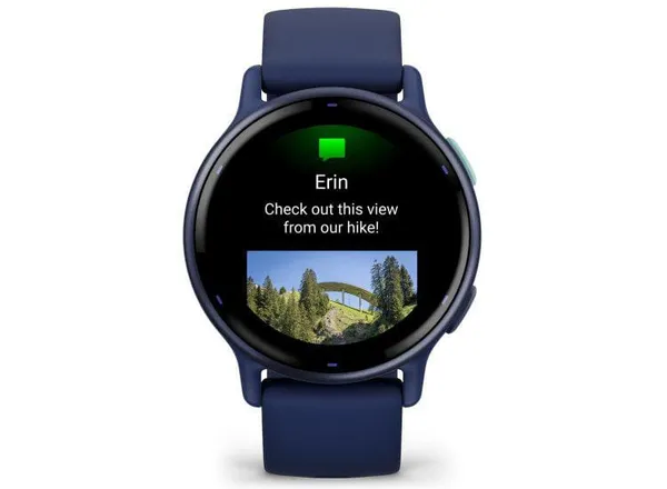 Smartwatch GARMIN vívoactive 5 Blue/Blue Metal - imagine 2