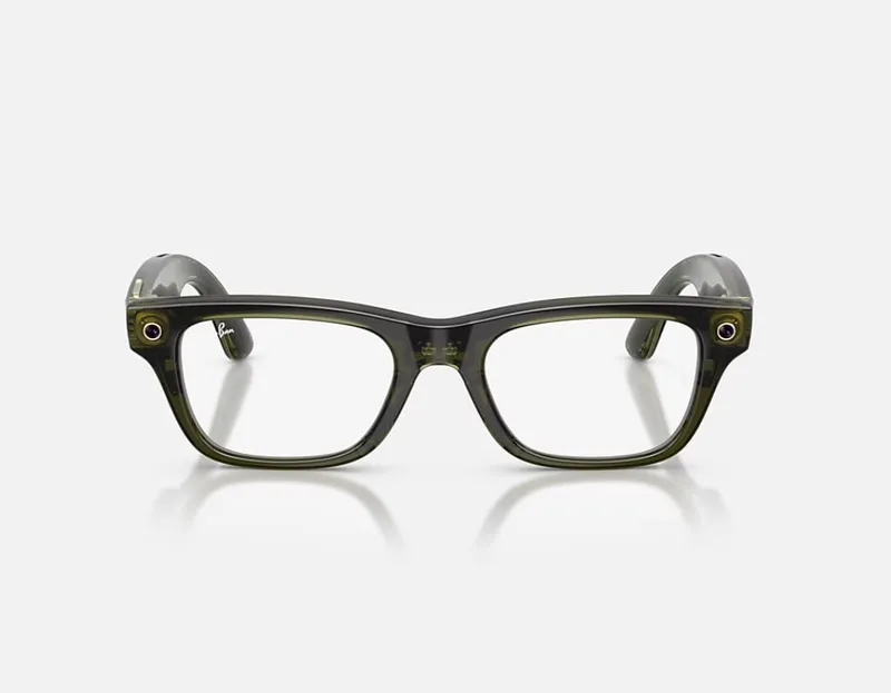 Ochelari Smart RAY-BAN Meta Blayzer Optics Gen 2 Dark Olive - imagine 2