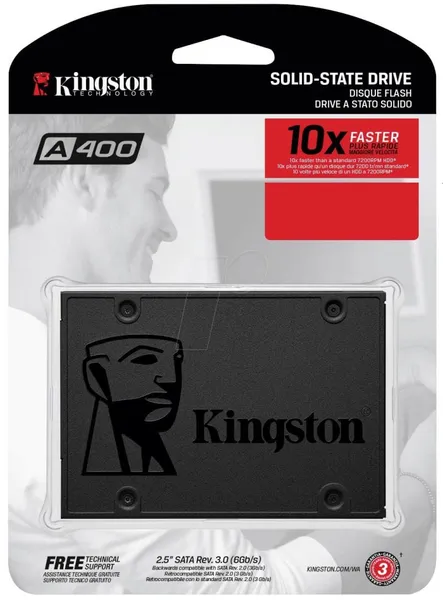SSD KINGSTON SSDNow A400 480GB SATA III 2.5 inch - imagine 4
