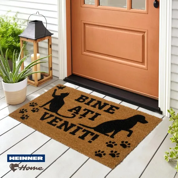 Covoraș intrare HEINNER HOME PAWS 60x40 cm Iarbă de mare - imagine 2