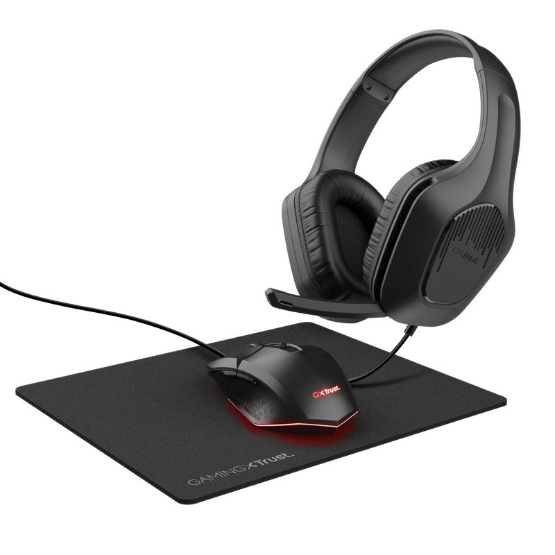 Kit Gaming TRUST GXT790P Tridox 3-in-1 Negru TR-25117