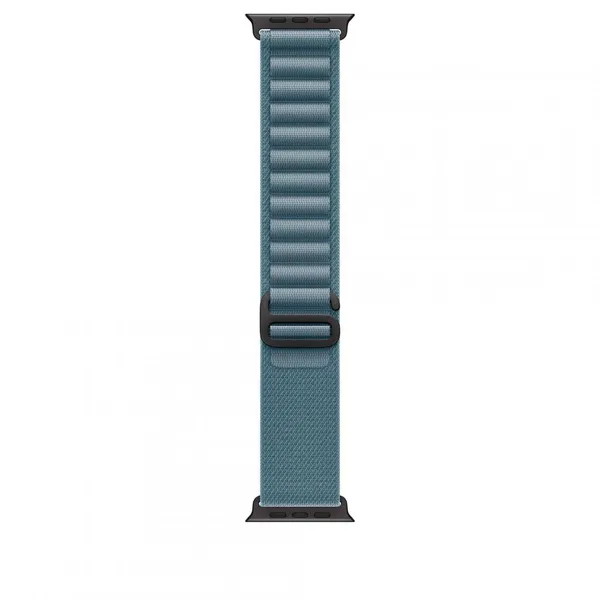 Curea APPLE Watch 49mm Alpine Loop Large Light Blue Black Titanium MG9M4ZM/A