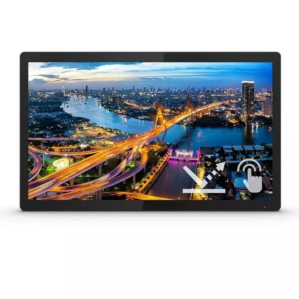 Monitor PHILIPS 222B1TFL/00 21.5 inch Touchscreen Full HD Negru
