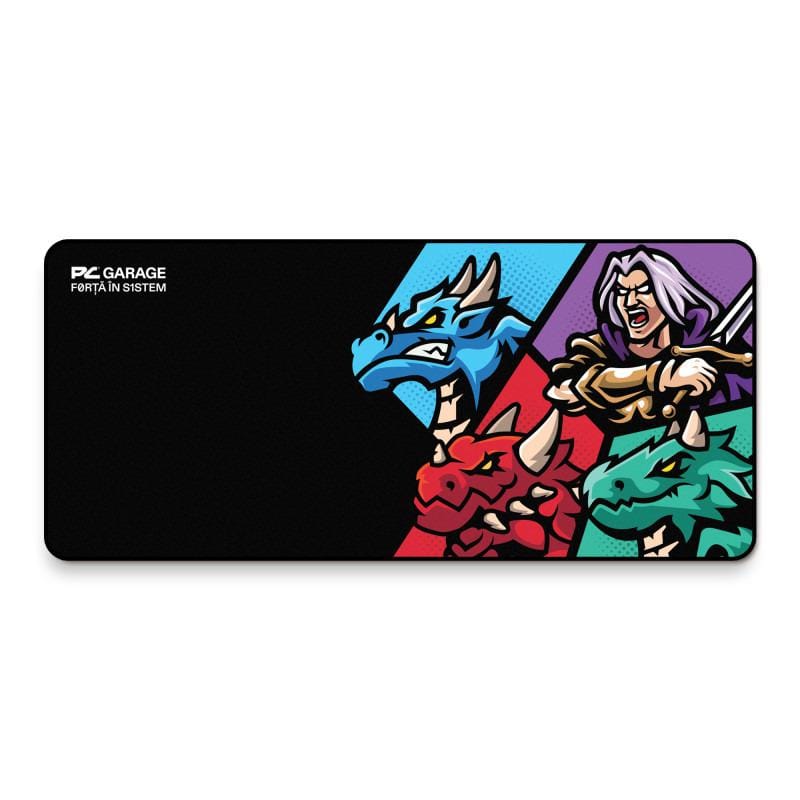 Mousepad Gaming ALPHAGEAR FLOW XL 1200 x 600 mm Negru AG-FLOW-XL