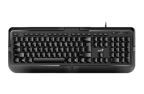 Tastatură GENIUS KB-118 Cu Fir 104 Taste Negru