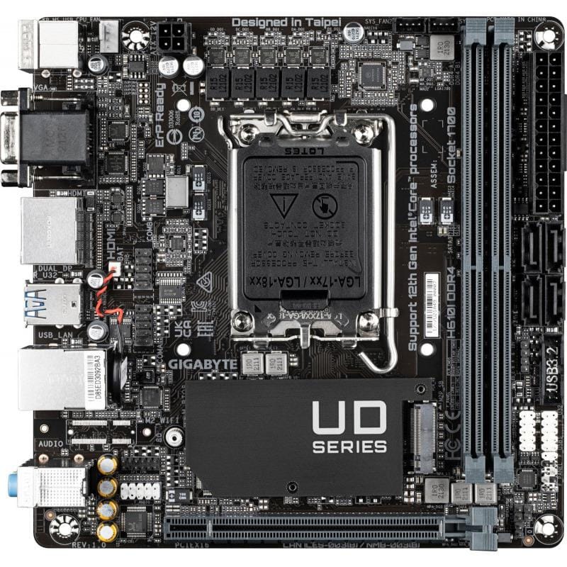 Placă de bază GIGABYTE H610I DDR4 LGA 1700 ITX