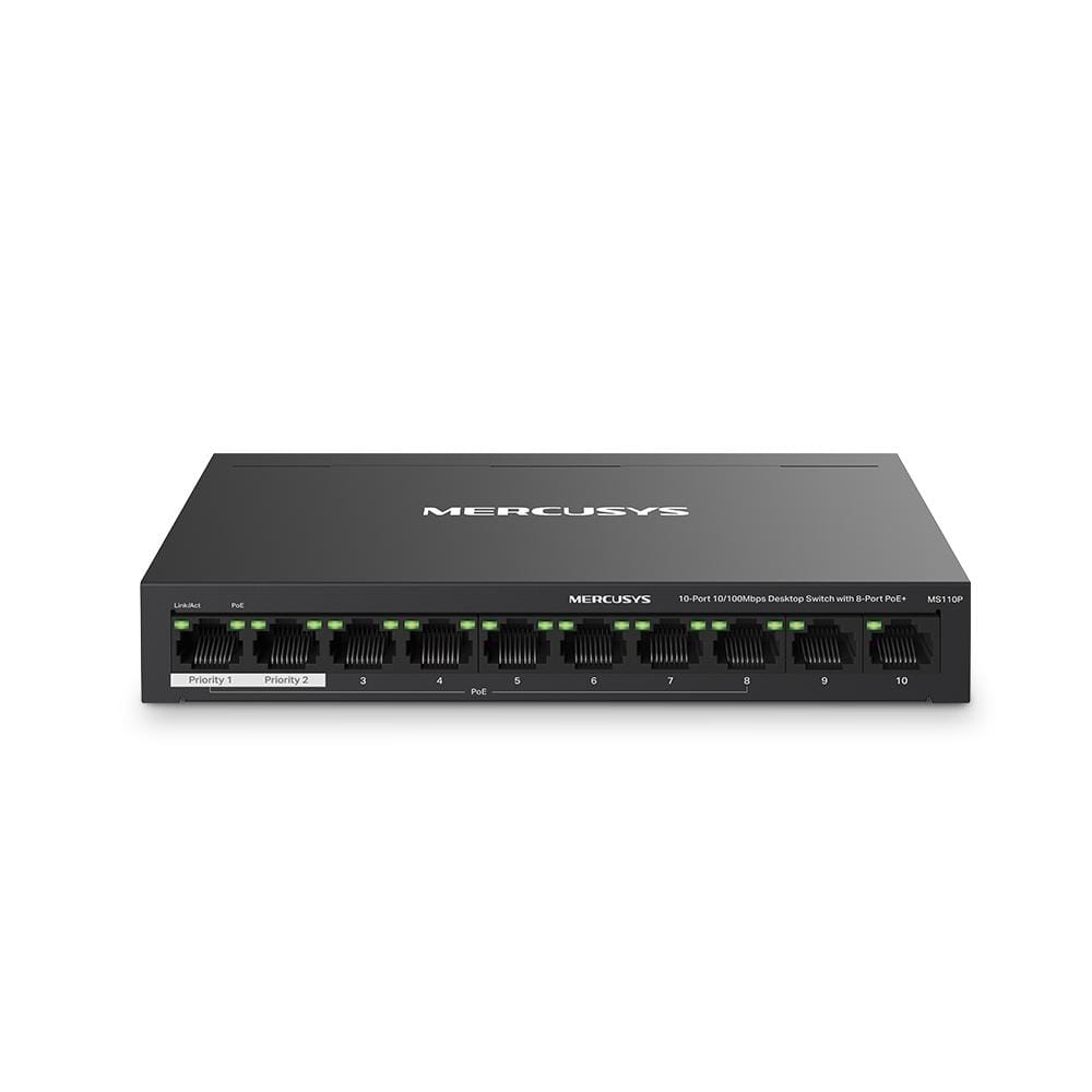 Switch MERCUSYS MS110P 10 Porturi POE