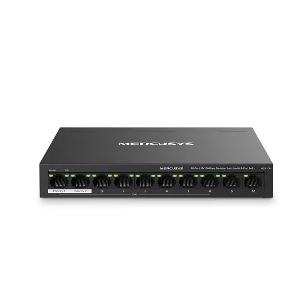 Switch MERCUSYS MS110P 10 Porturi POE