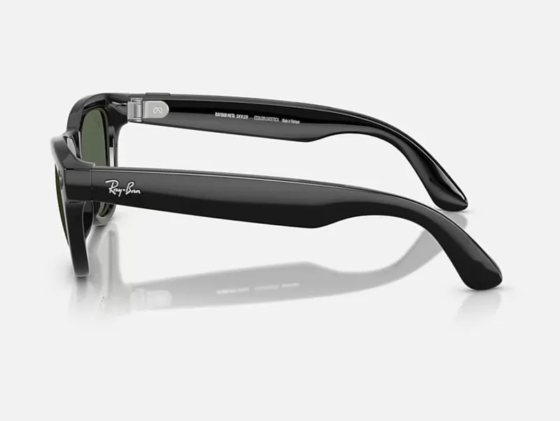 Ochelari Smart RAY-BAN Meta Skyler AI Negru Verde G15 RW4010 - imagine 5