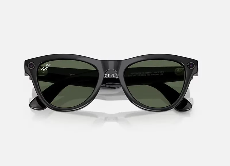 Ochelari Smart RAY-BAN Meta Skyler AI Negru Verde G15 RW4010 - imagine 2