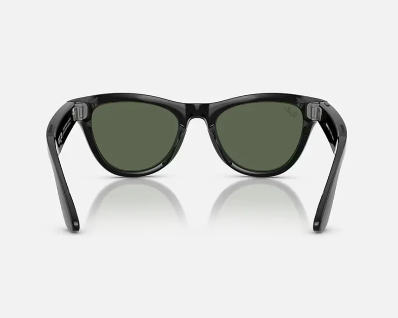 Ochelari Smart RAY-BAN Meta Skyler AI Negru Verde G15 RW4010 - imagine 6