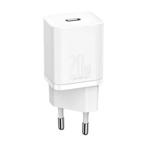 Încărcător BASEUS Speed Mini 20W Alb CCFS-SN02 - imagine 2