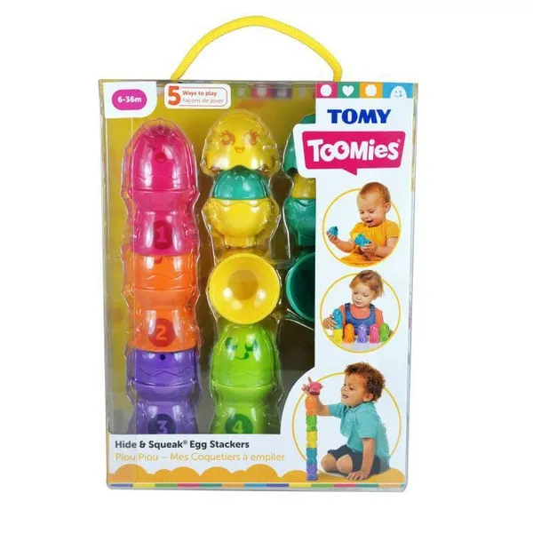 Jucărie Interactivă TOMY Ouă și Forme Colorate - imagine 5