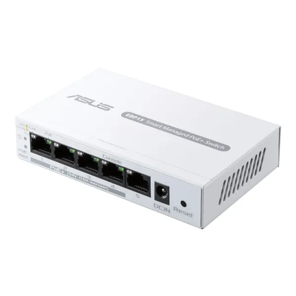 Switch ASUS EBP15 5 Porturi Gigabit POE Smart Managed Alb