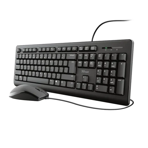 Kit Tastatură + Mouse TRUST Primo Wired Negru TR-23970 - imagine 3
