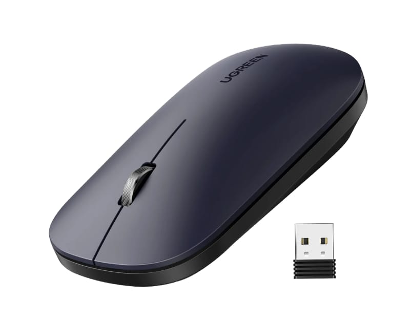 Mouse UGREEN MU001 Wireless 2.4GHz 4000 DPI Negru