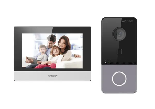 Kit Videointerfon HIKVISION DS-KIS603-P(C) 7 inch
