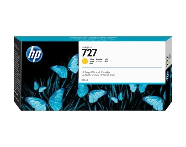 Cartuș Cerneală HP 727 Yellow 300ml F9J78A