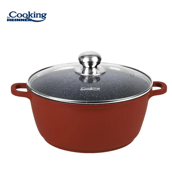 Cratiță HEINNER Calabria Aluminiu cu Capac 22cm 3L