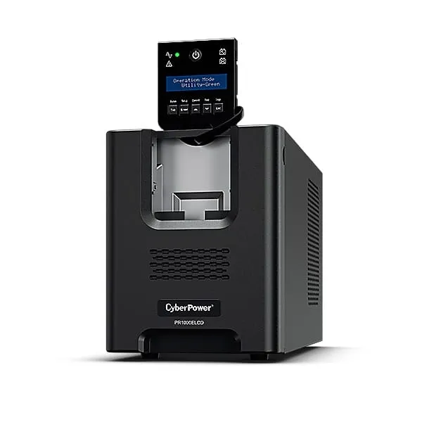 UPS CYBER POWER PR1000ELCD 1000VA 900W Sinusoidă Pură Tower - imagine 2