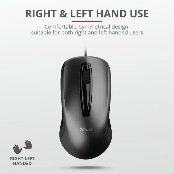 Mouse TRUST Carve USB Negru TR-23733 - imagine 7