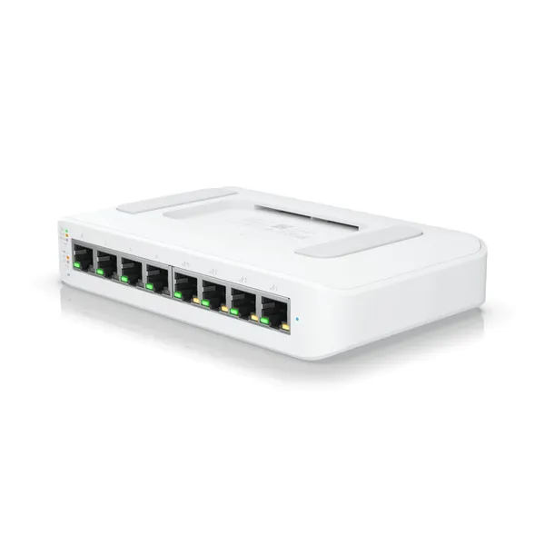 Switch UBIQUITI USW-LITE-8-POE 8 Porturi Gigabit PoE - imagine 5